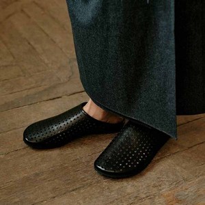 Mules plates pour femmes, mules en cuir, nouvelles tendances - Product Image 2