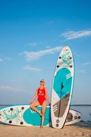 Planche de Stand Up Paddle avec tapis antidérapant en EVA souple, large et stable, pour adultes débutants, lac, océan, surf, tourisme