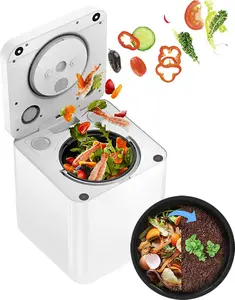 5.2L Compostador de residuos de alimentos compostable para el hogar para residuos de frutas de pescado Máquina de compostaje automático