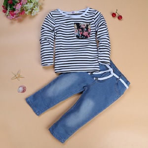 Venta al por Mayor de Conjuntos de Ropa para Niños, Estilo Nuevo, Camisetas para Niños Grandes y Pantalones para Adolescentes - Product Image 4