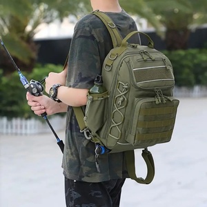 Fishing Lure <b>Bag</b> Men Single Shoulder Backpack Outdoor Tactical Sports Camo Travel Mountaineering <b>Small</b> Travel Climbing Backpacks - Product Image 2