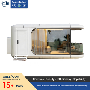 SQXC Villa de Luxe Préfabriquée en Conteneur Modulaire 20ft 40ft, Mini-Maison, Appartement Moderne, Hôtel avec Chambre pour <span class=keywords><strong>Airbnb</strong></span> - Product Image 1