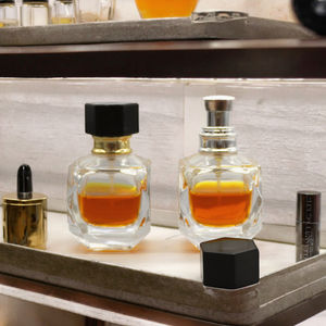 Bestseller 10ml 12ml Quadratische Ätherische Öl Roll-on Glasflasche mit Schraubverschluss für Ätherische Öle Parfüm-Verpackung - Product Image 4