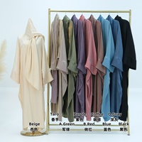 Abaya à capuche Loriya Dubaï 2026, robe longue de prière musulmane, kaftan, robes Abaya pour femmes, vêtements et accessoires musulmans traditionnels