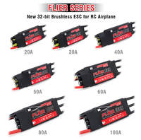 Contrôleur de vitesse électrique (ESC) JX Surpass Hobby Flier Series 20A-100A 2-6S UBEC pour télécommande de quadricoptères et avions RC