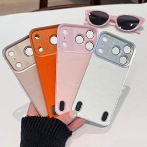 Original Color Matte Frosted Magnetic Mobile Phone case for iPhone 16 15 14 Convert 17 Pro Max Shockproof <b>cover</b> back With Logo - Product Image 4