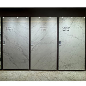 Losa de piedra sinterizada Piedra sinterizada Encimera de piedra sinterizada <span class=keywords><strong>mate</strong></span> Resistente al calor Calacatta Piedra sinterizada 12mm - Product Image 2