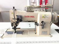 Machine à coudre à plat à double aiguille à point picot Golden Wheel CSL-1720