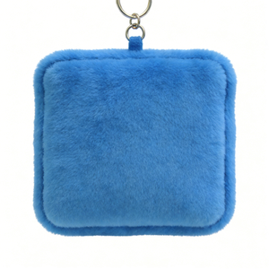 Llavero de peluche de tiburón cuadrado personalizado, colgante de peluche de tiburón azul para bolso, colgante de peluche de animal marino, llavero de tiburón de dibujos animados - Product Image 5