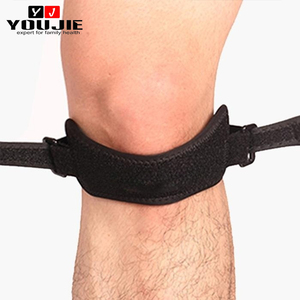Attelle de genou réglable en néoprène avec gel épais pour le soutien du tendon rotulien, pour hommes <span class=keywords><strong>et</strong></span> femmes, avec logo personnalisé, pour le sport <span class=keywords><strong>et</strong></span> la salle de sport, protection contre les déchirures du <span class=keywords><strong>ménisque</strong></span> - Product Image 1