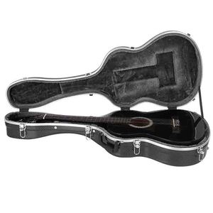 Haute qualité 39 pouces 41 pouces Durable classique <span class=keywords><strong>Folk</strong></span> <span class=keywords><strong>guitare</strong></span> étui aluminium ABS fibre de carbone motif cuir Instrument sac étuis - Product Image 2