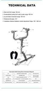 Mayfield Schedel Klem Neurochirurgie Hoofdframe Hoofdsteun Compatibel Voor Alle Soorten Operatietafels - Product Image 4