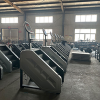 Machine d'escalade électrique commerciale en acier à bas prix pour exercices aérobiques, multifonctionnelle, durable, antidérapante, modèle XX