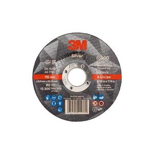 3M - 7100139234-01 Rueda de corte de plata, T41 y T42 - EAN 05902658109362 DISCOS DE CORTE ABRASIVOS - Product Image 1