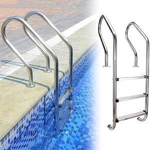 Échelles de <span class=keywords><strong>piscine</strong></span> à 3 marches en acier inoxydable 304 <span class=keywords><strong>Prix</strong></span> d'usine Escabeau de <span class=keywords><strong>piscine</strong></span> durable et élégant - Product Image 1