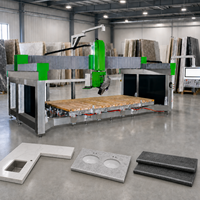 Fresadora CNC de 5 Ejes BCAMCNC, Máquina de Corte de Piedra de Alta Potencia, Visión CCD de Precisión, Pulido de Granito y Mármol Personalizado