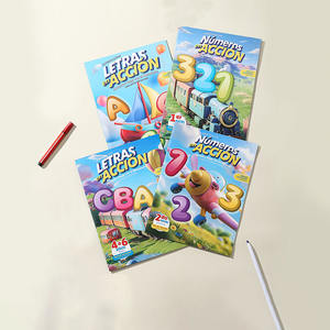 Serie carina spagnolo Gradditi libro da colorare per bambini disegno educativo per bambini - Product Image 4