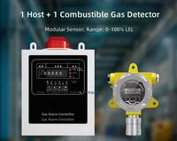 Détecteur d'alarme de gaz sulfure d'hydrogène H2S antidéflagrant, contrôleur de surveillance de la concentration industrielle pour utilisation en atelier