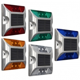 Алюминиевый светоотражающий дорожный отражатель на солнечной батарее/Дорожный кошачий глаз/Дорожный маркер безопасности, светоотражающий дорожный отражатель - Product Image 4