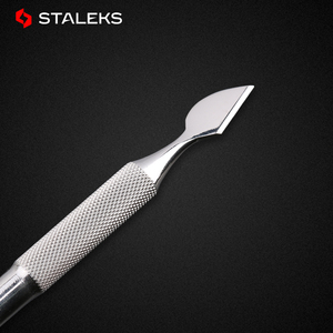 Pousse-cuticules <span class=keywords><strong>STALEKS</strong></span> European Craft, en acier inoxydable durable, double extrémité, réutilisable, 14,5 g, outil de manucure - Product Image 4