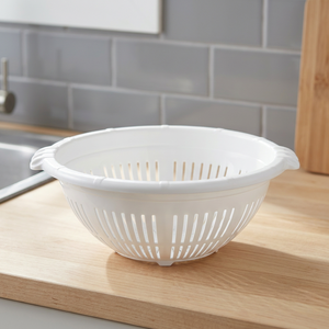 Passoire de cuisine CATEEM MRD445-TK, petite, 4 litres, en plastique PP blanc, écologique, durable, pour la maison et la restauration - Product Image 2