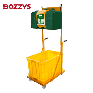 Carrito de Recolección de Aguas Residuales de 35L para Estación de Lavado de Ojos de Emergencia, 8 Galones con Recubrimiento - Product Image 1