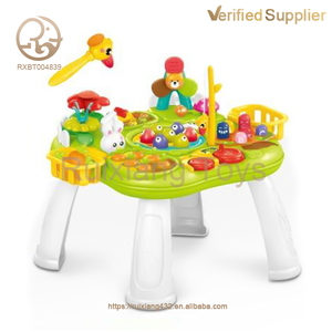 Vente en gros Puzzle éducation drôle jouets interactifs bricolage multifonctionnel plante jeu jouets <span class=keywords><strong>de</strong></span> table planche finie Whack-A-Mole pour les enfants - Product Image 3