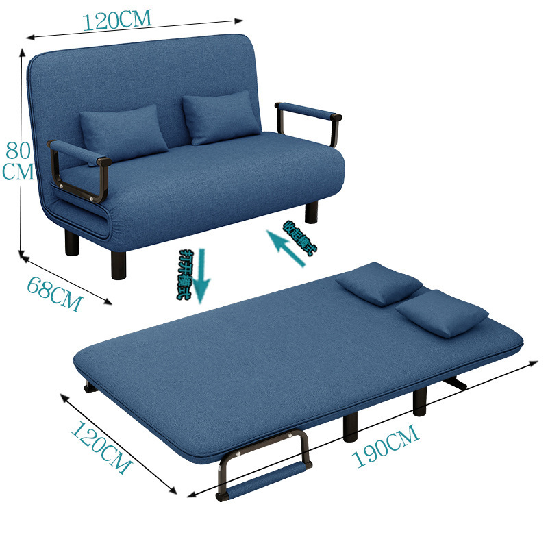 120*190cm blu scuro [spugna alta elastica
