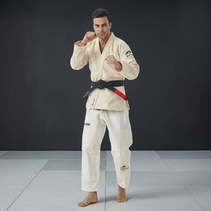 <span class=keywords><strong>Kimono</strong></span> de <span class=keywords><strong>Jiu</strong></span>-<span class=keywords><strong>Jitsu</strong></span> Brésilien Professionnel pour Compétition, 450 GSM, Tissage Perlé, avec Broderie Personnalisée, Uniforme d'Entraînement - Product Image 2