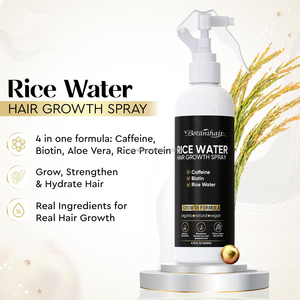 Spray capillaire premium à l'eau de riz pour la croissance des <span class=keywords><strong>cheveux</strong></span>, nourrissant le cuir chevelu, réparant les <span class=keywords><strong>cheveux</strong></span> et fortifiant les racines (Marque Blanche) - Product Image 5