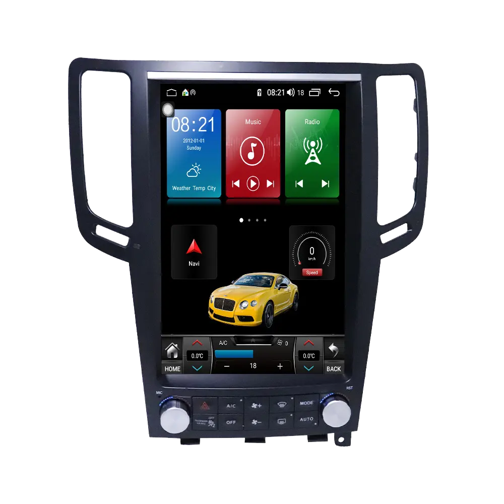 Android 10 PX6 Tesla-Stil für Infiniti FX25 FX35 FX37 QX70 Vito GPS Auto navigation Multimedia Auto Video Player Stereo radio