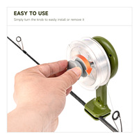 Enrouleur de ligne de pêche double usage pour moulinets, fixation sur canne ou table, enroulement uniforme de la ligne, anti-recul, ABS Nylon 155g