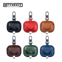 Étuis de protection en cuir sans fil MTYSEEIT pour Airpod 2 3 Pro 4