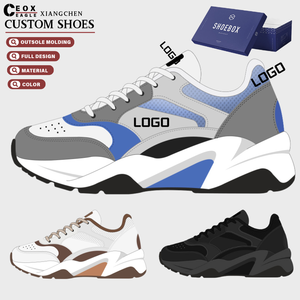 Biểu Tượng Tùy Chỉnh CEOX XC-DIDZ5 Chạy Thể Thao Chunky Ren-up Da Chính Hãng & Lưới Sneakers Cho Nam Giới Của Phụ Nữ Xu Hướng Thời Trang - Product Image 1