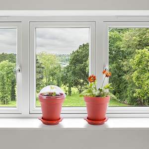 Macetas de vivero de plantas suculentas con cúpula de humedad, pequeñas macetas de plástico con platillos y <span class=keywords><strong>pala</strong></span>, 80 Uds. - Product Image 5