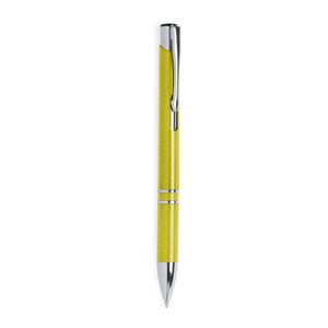 Stylo bille promotionnel classique en plastique et paille de blé, design élégant bicolore, idéal pour le bureau et le travail quotidien – Prix direct usine - Product Image 3