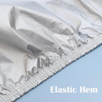 Nouveau 190T Polyester Tufts Enduit Argent ATV/UTV/Scooter Couverture de Véhicule avec Protection Anti-UV