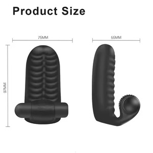 Vibrateur USB rechargeable à 10 modes de vibration pour stimulation vaginale, point G et clitoridienne, pour couples et femmes lesbiennes, vibrateurs à doigt - Product Image 6