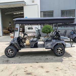 Voiturette de golf électrique 6 places tout-terrain avec vitesse de 30 km/h et autonomie de 30 km, contrôleur intelligent pour usage en station balnéaire - Product Image 4