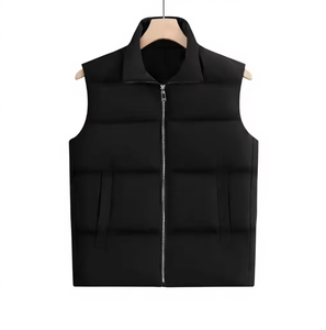 Gilet en duvet personnalisé pour homme et femme, veste en coton épaisse et chaude, veste sans manches pour l'hiver et les activités de plein air - Product Image 2
