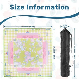 Alfombrilla de Mahjong de Caucho Natural Grueso Antideslizante con Reducción de Ruido de 324 Pulgadas para <span class=keywords><strong>Juegos</strong></span> de <span class=keywords><strong>Mesa</strong></span>, Venta al por Mayor Transfronteriza para Fabricantes de EE. UU. - Product Image 3