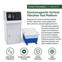 Máquina de Prueba de Vibración Vertical Electromagnética, Equipo de Prueba de Laboratorio con Frecuencia de Onda Sinusoidal Ajustable