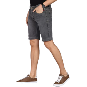 Meilleur prix Short en jean de haute qualité personnalisé pour hommes Bangladesh Style décontracté motif cargo au genou grande taille respirant - Product Image 3