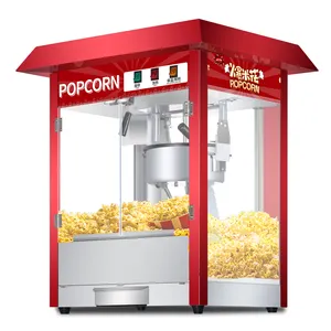 Machine commerciale de fabrication de Popcorn à chauffage automatique électrique à haute efficacité, Machine de fabrication de Popcorn à plusieurs saveurs au Caramel