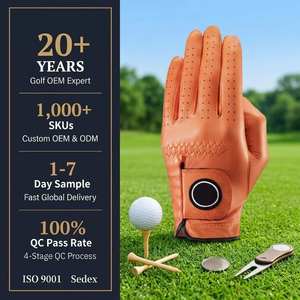 Vente flash : Gants de golf en cuir Cabretta, logo personnalisé, gants de golf Cabretta, différentes couleurs - Product Image 1