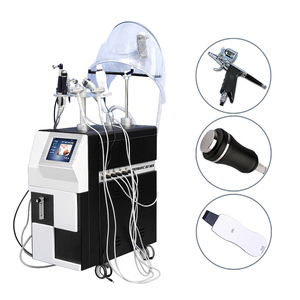 Appareil professionnel de soin du visage Diamond Glow avec ABS et acier inoxydable, ensemble portable d'éclaircissement de la peau à l'oxygène - Product Image 6