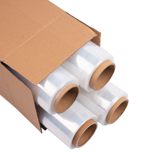 Wholesale Cheap Custom Lldpe Waterproof Safety Material Clear Adhesive Stretch Wrapping Transparent Film Roll <b>Printed</b> <b>Plastic</b> - Product Image 4
