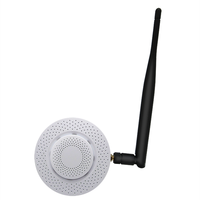 Détecteur de gaz LoRaWAN de type plafond pour la surveillance de la température de l'air, de l'humidité, de l'O2, du CO, du CO2, des TVOC, du H2S, de l'NH3 (ammoniac)