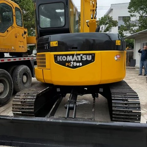 Excavatrice sur chenilles Komatsu PC78US d'occasion, presque neuve, 7 tonnes, faible nombre d'heures de fonctionnement, adaptée aux projets de construction à petite échelle - Product Image 3