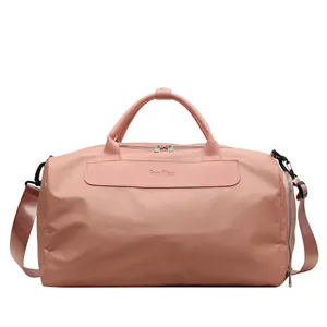 iso bsci supplier wholesale custom newest weekender bag woman pink travel luggage bags organizer on sale sport gym duffle bag